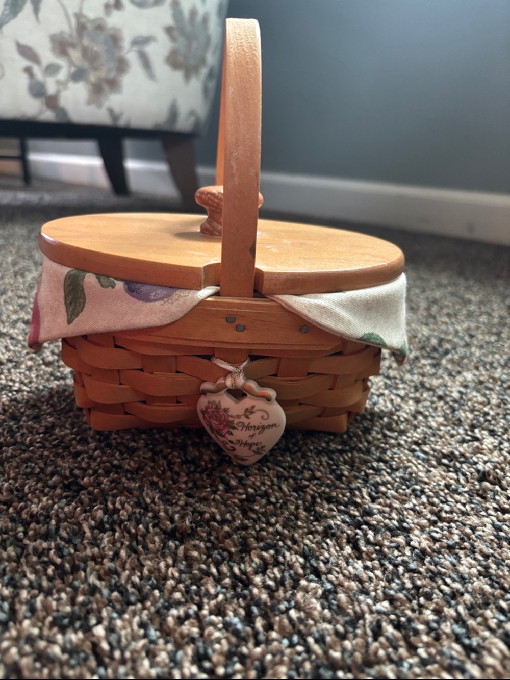 Longaberger 1999 Horizon Of Hope Basket  American Cancer society